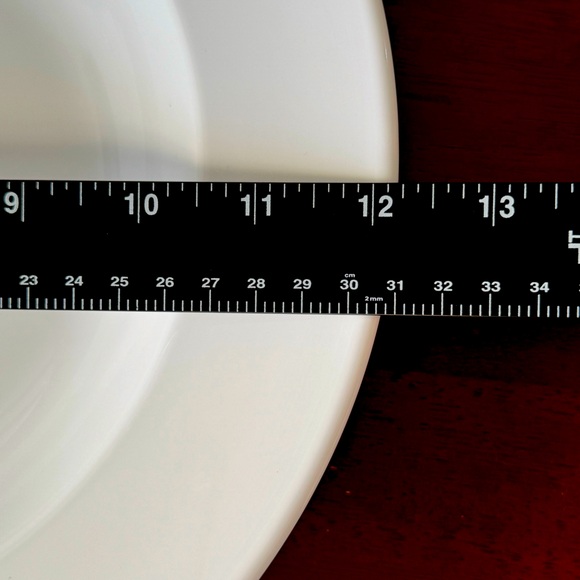 Gibson China White 12 Inch Wide Rimmed Heavyweight Pasta Soup Salad Bowl - Picture 4 of 4